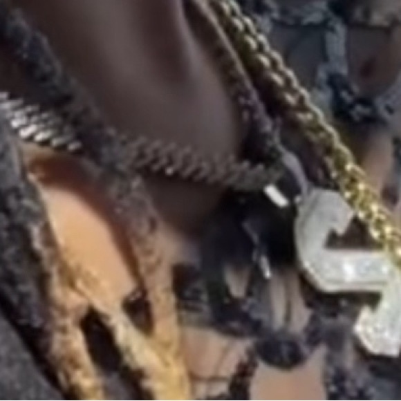 COPY - Real solid Cuban link natural diamond necklace - Picture 6 of 7